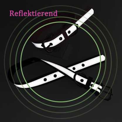 Yonsbox Custom Personalized Reflective Cat Dog Collar with Name Plate Engraved Cute Purple Puppy Kitten Dog Cat Collars for Male Female Boy Girl Small Medium Large Cats Dogs