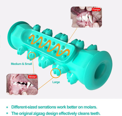 Dog Enrichment Toys, Puppy Teething Chew Toys for Small & Medium Breeds with Food Dispensing Features (Bone)
