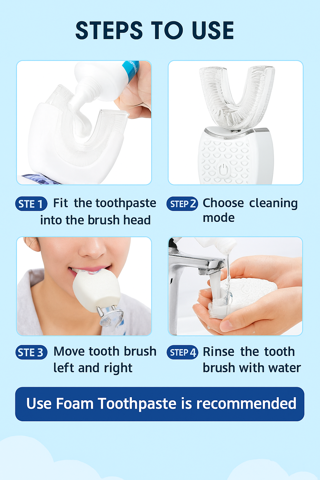 Ultrasonic Deep Teeth Cleaner - 50% OFF Today Only