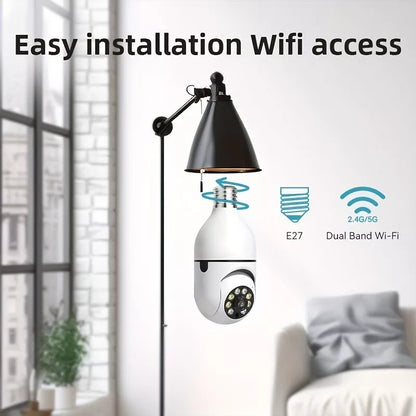 Smart Light Bulb Security Camera- 50% OFF Today Only