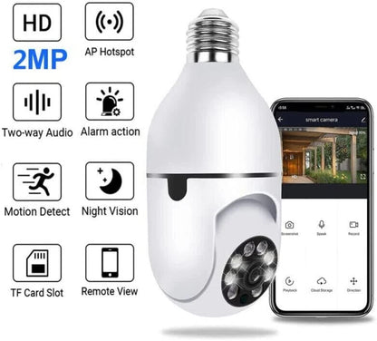 Smart Light Bulb Security Camera- 50% OFF Today Only