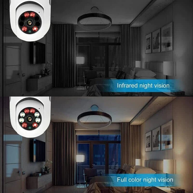 Smart Light Bulb Security Camera- 50% OFF Today Only