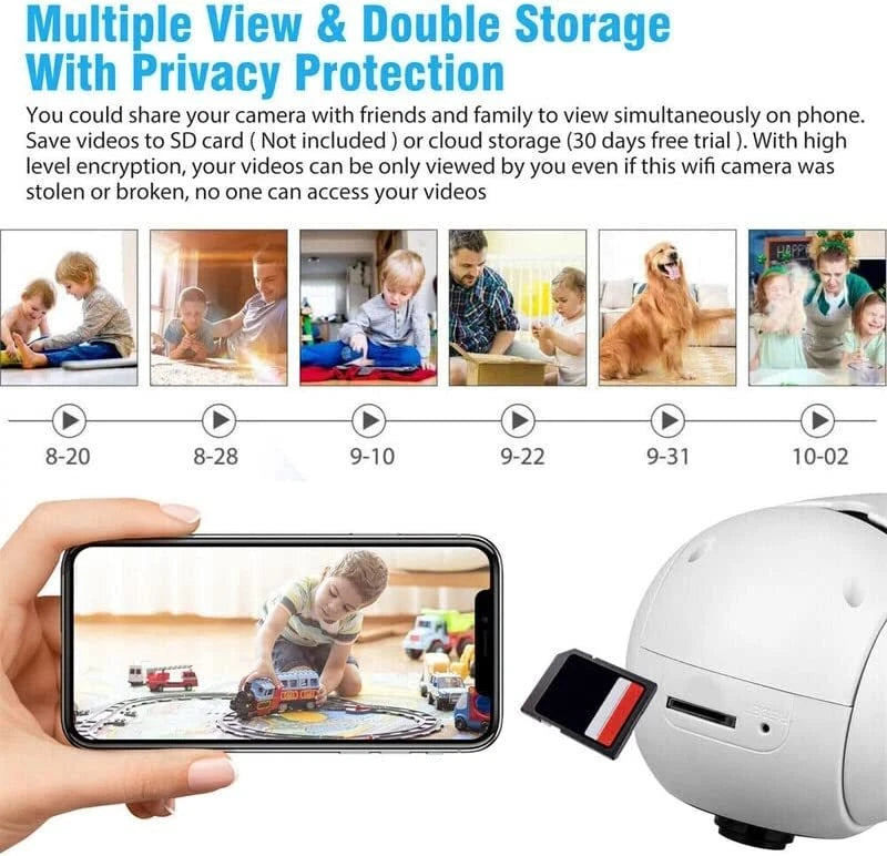 Smart Light Bulb Security Camera- 50% OFF Today Only