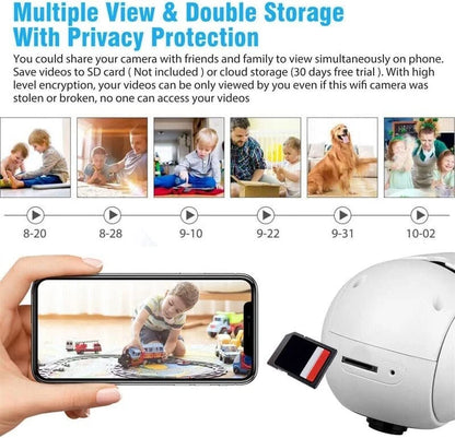 Smart Light Bulb Security Camera- 50% OFF Today Only